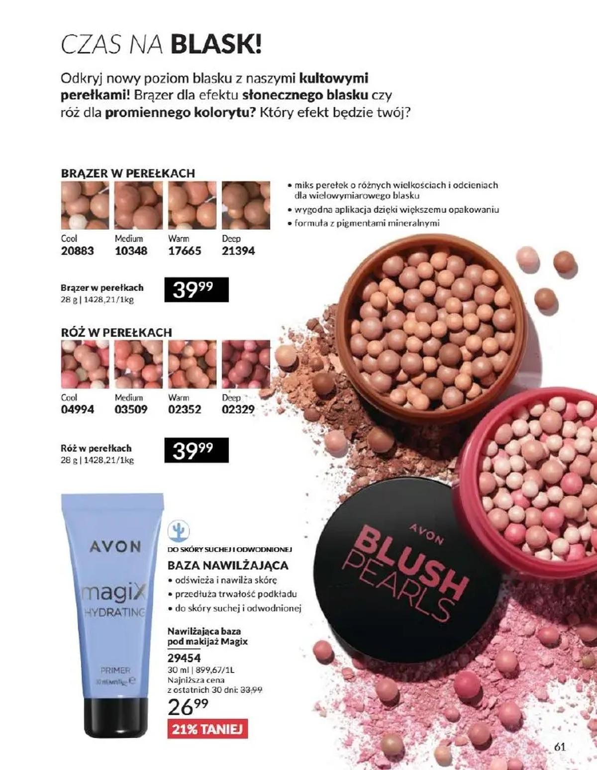 Gazetka promocyjna Avon str. 61