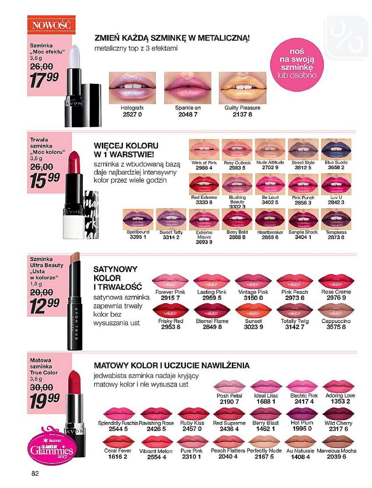 Gazetka promocyjna Avon str. 82