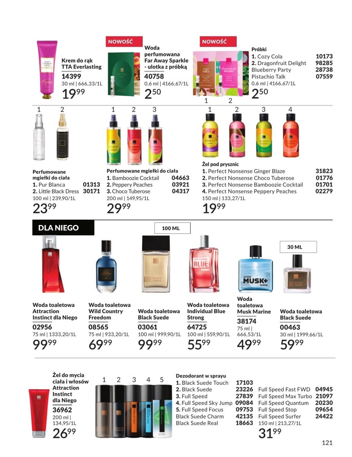 Gazetka promocyjna Avon str. 121