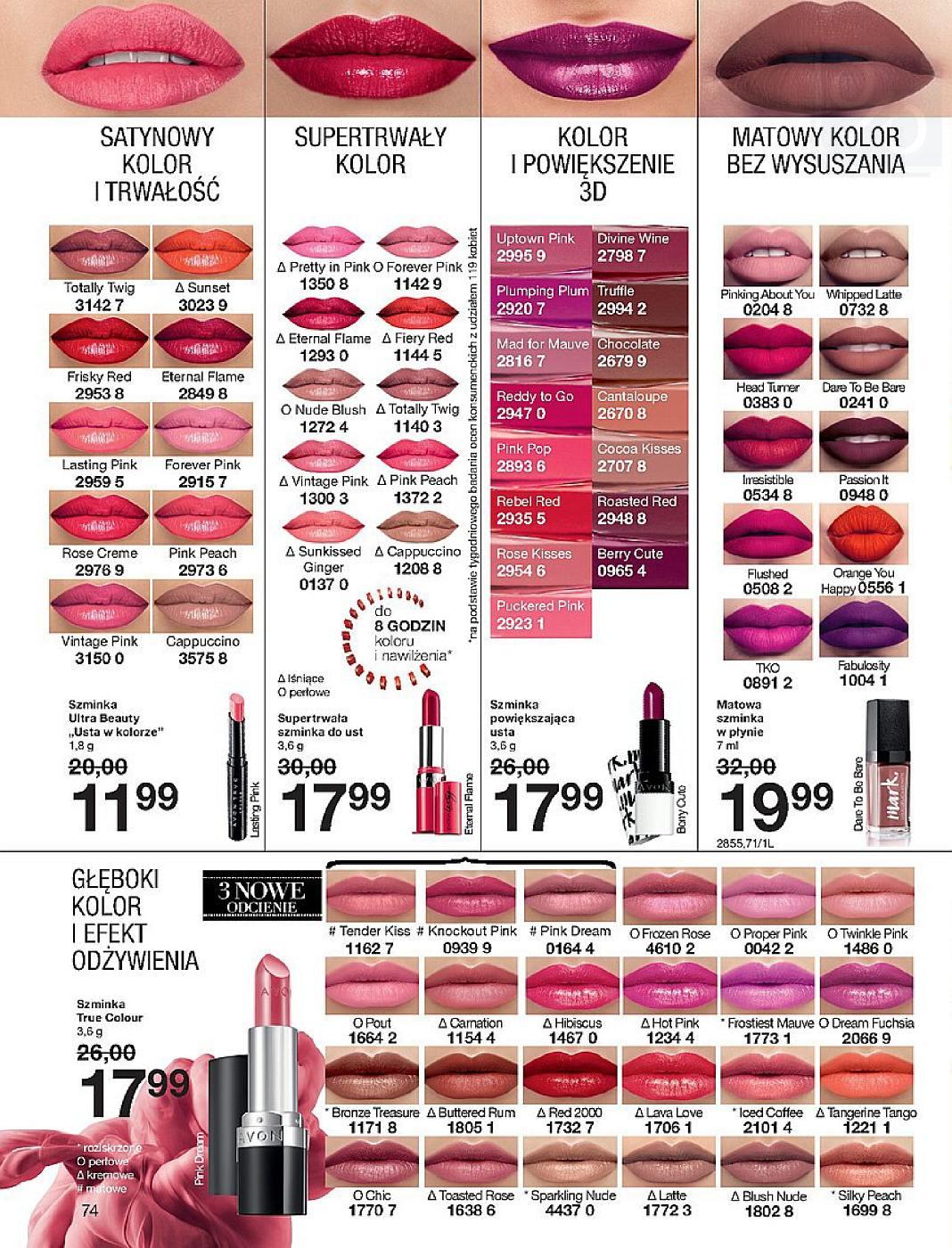 Gazetka promocyjna Avon str. 74