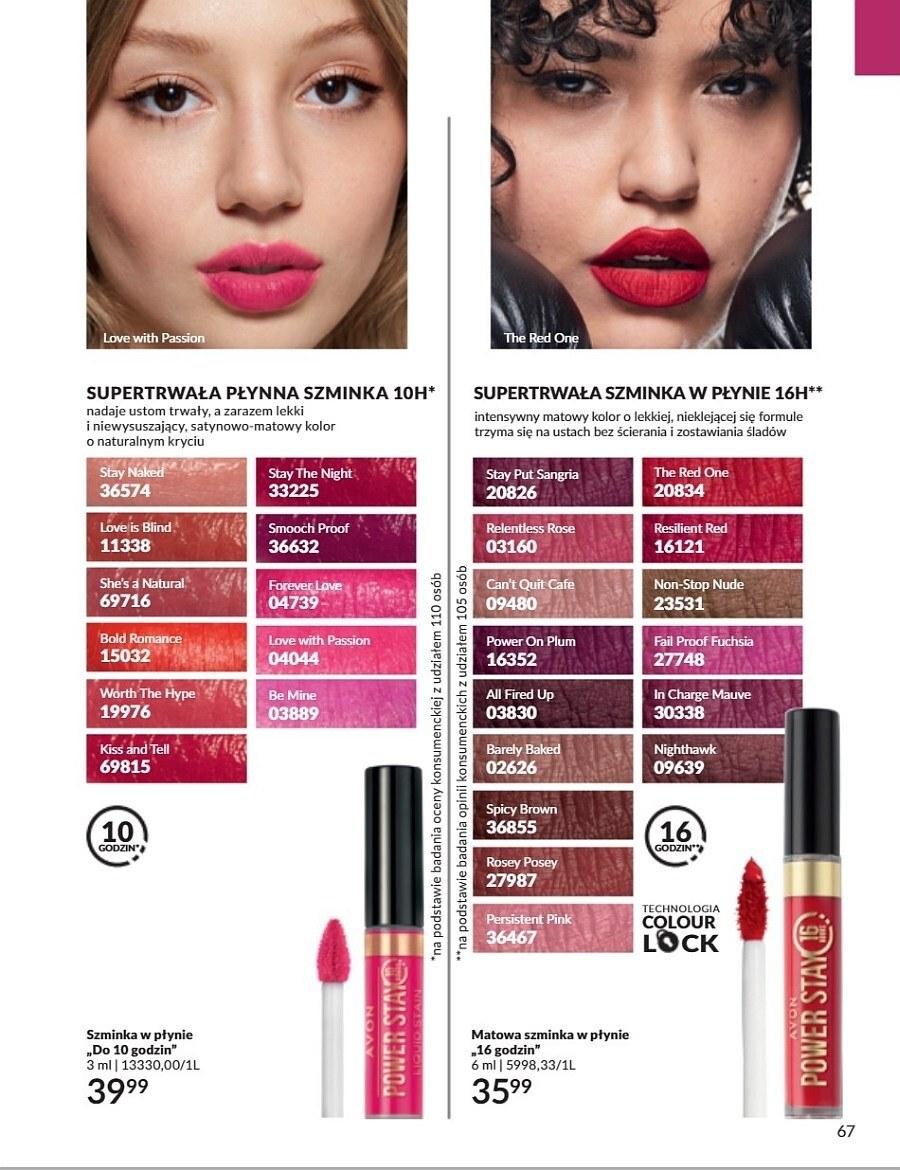 Gazetka promocyjna Avon str. 67