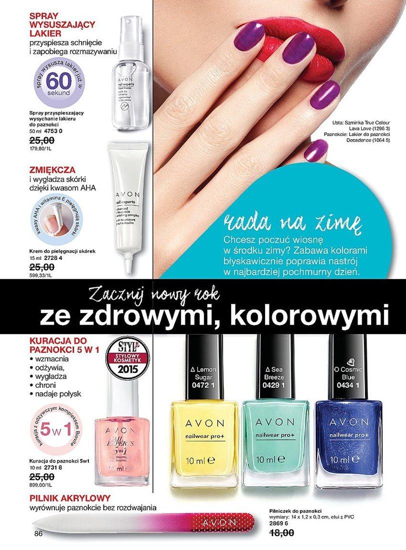 Gazetka promocyjna Avon str. 86