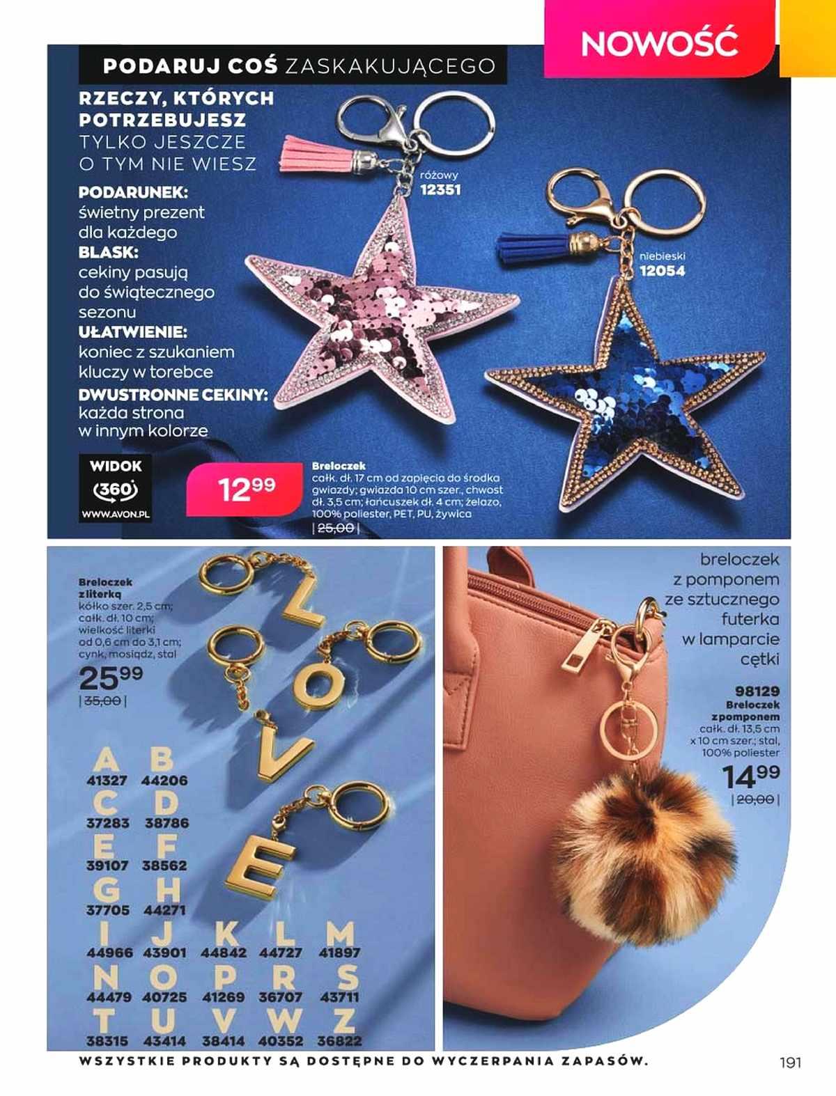 Gazetka promocyjna Avon str. 187