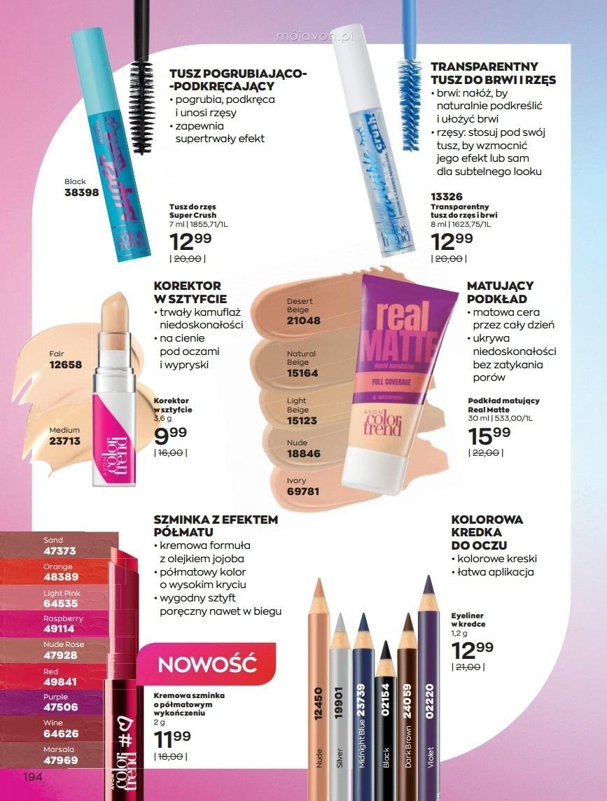 Gazetka promocyjna Avon str. 192