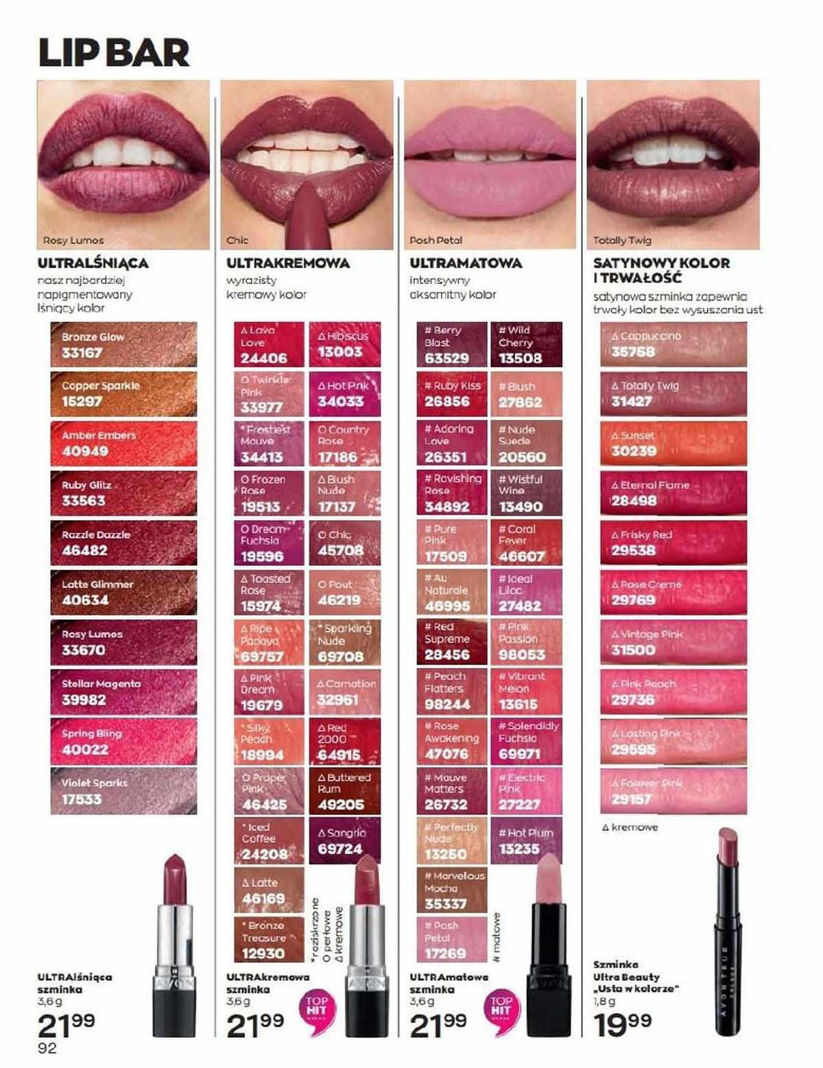 Gazetka promocyjna Avon str. 92