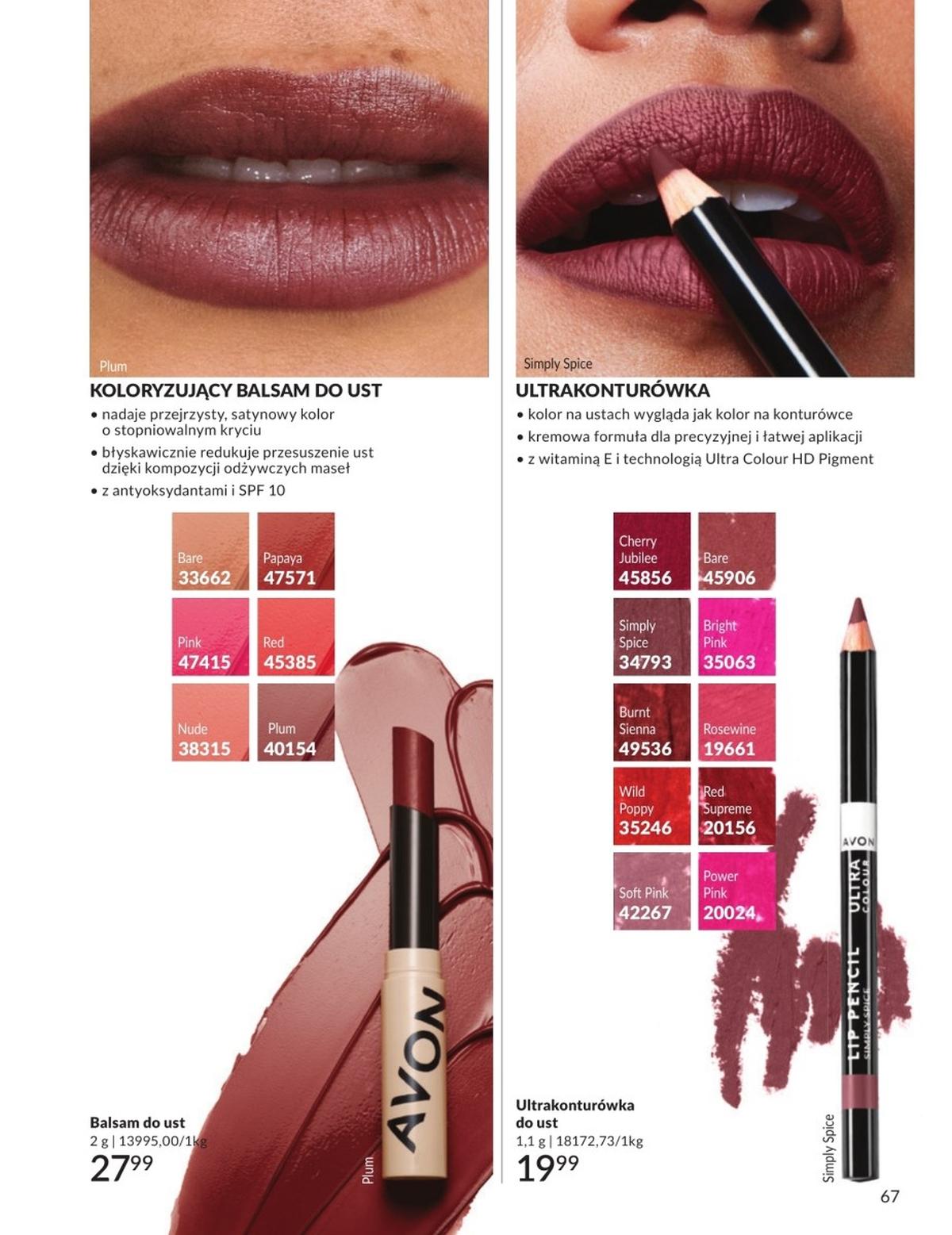 Gazetka promocyjna Avon str. 67
