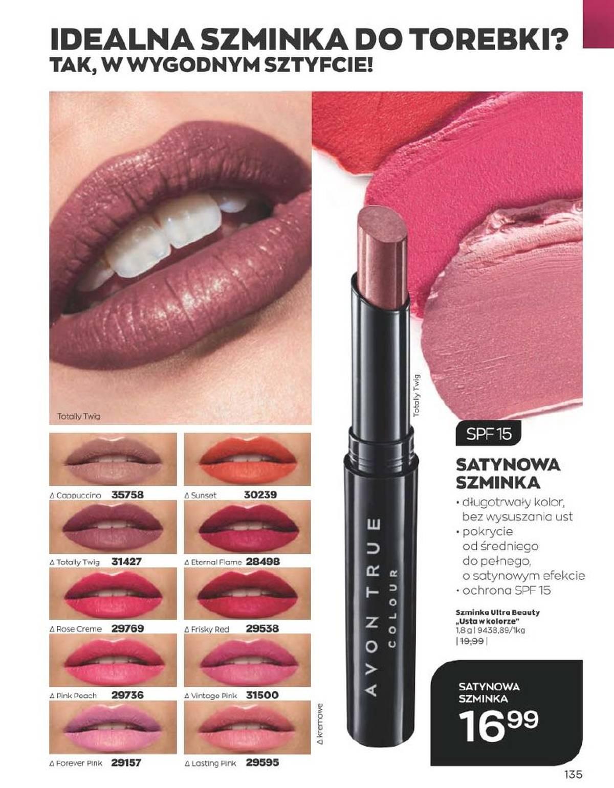 Gazetka promocyjna Avon str. 135