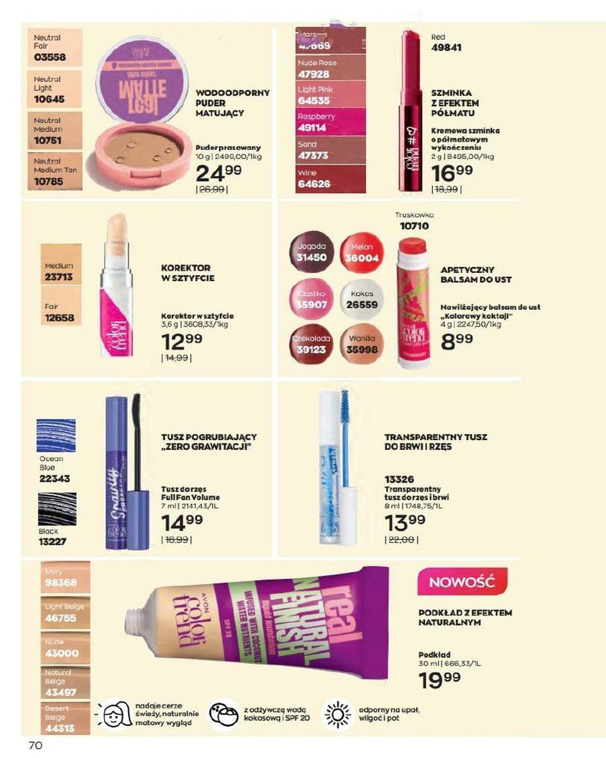 Gazetka promocyjna Avon str. 70