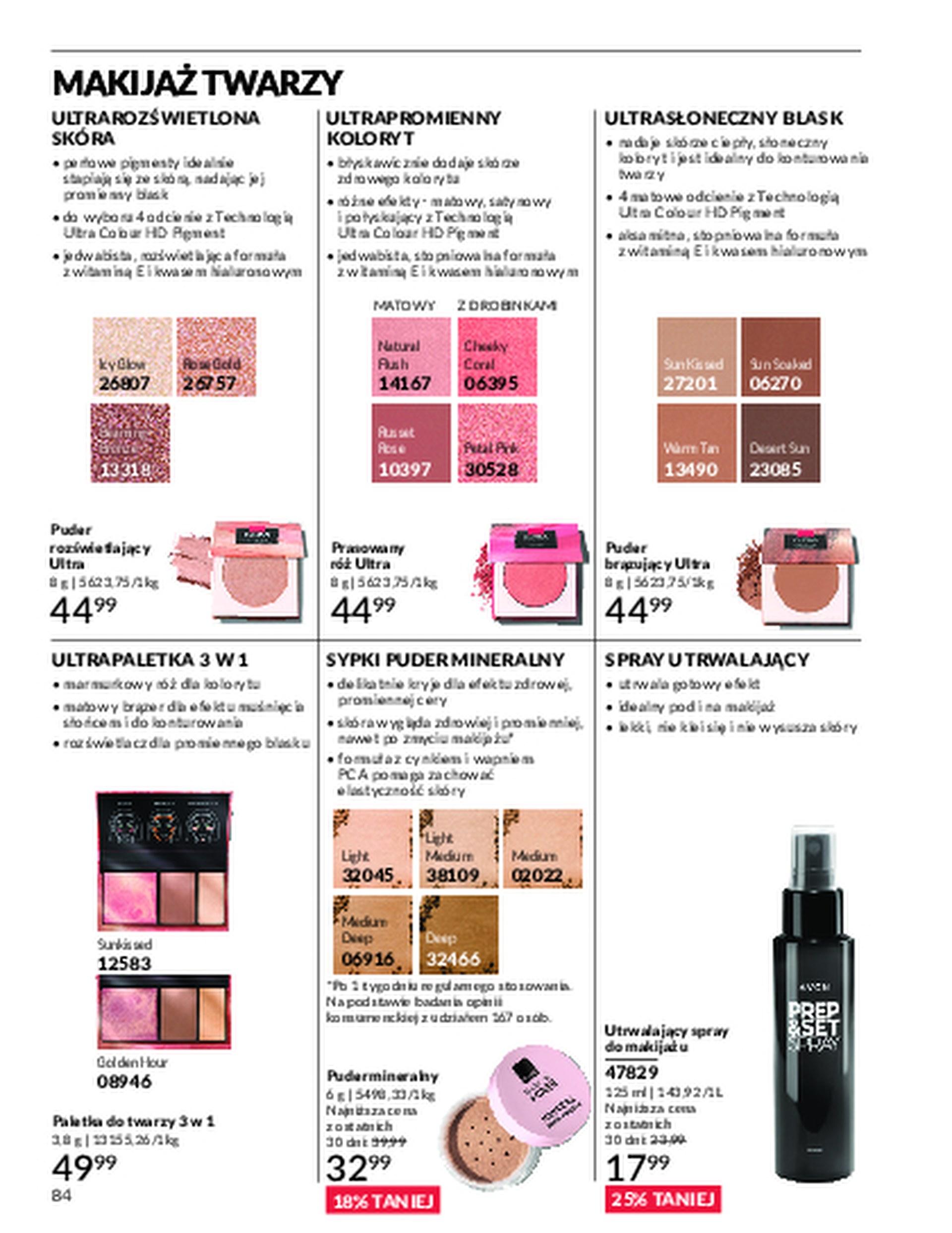 Gazetka promocyjna Avon str. 84