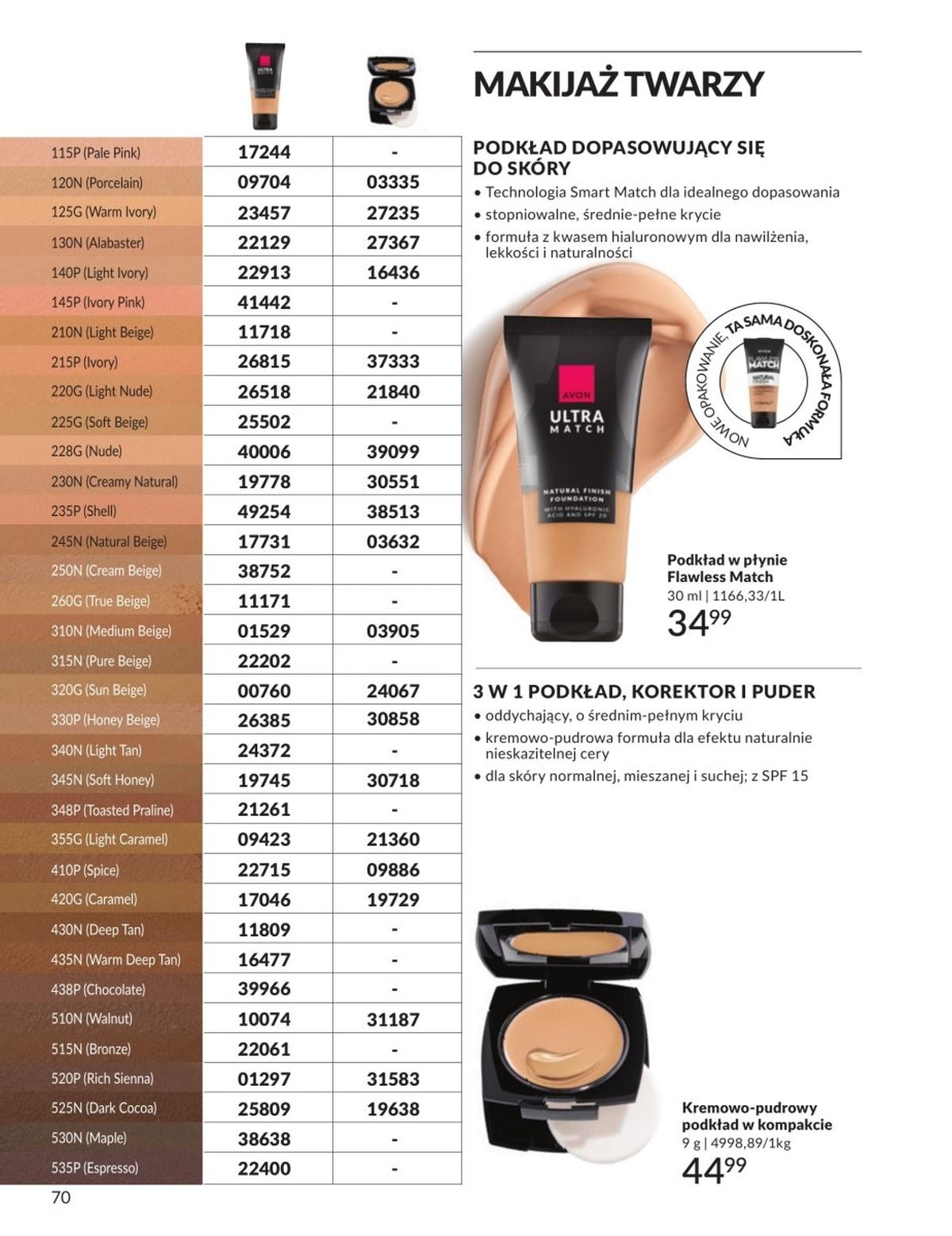 Gazetka promocyjna Avon str. 70