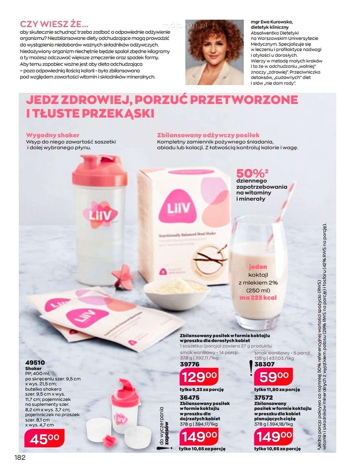 Gazetka promocyjna Avon str. 182