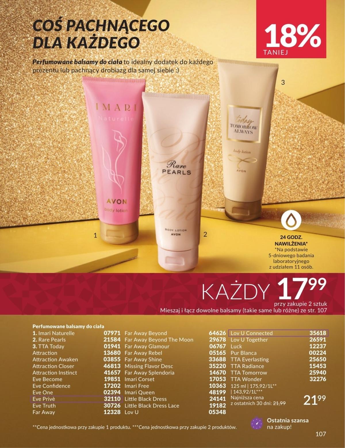 Gazetka promocyjna Avon str. 107