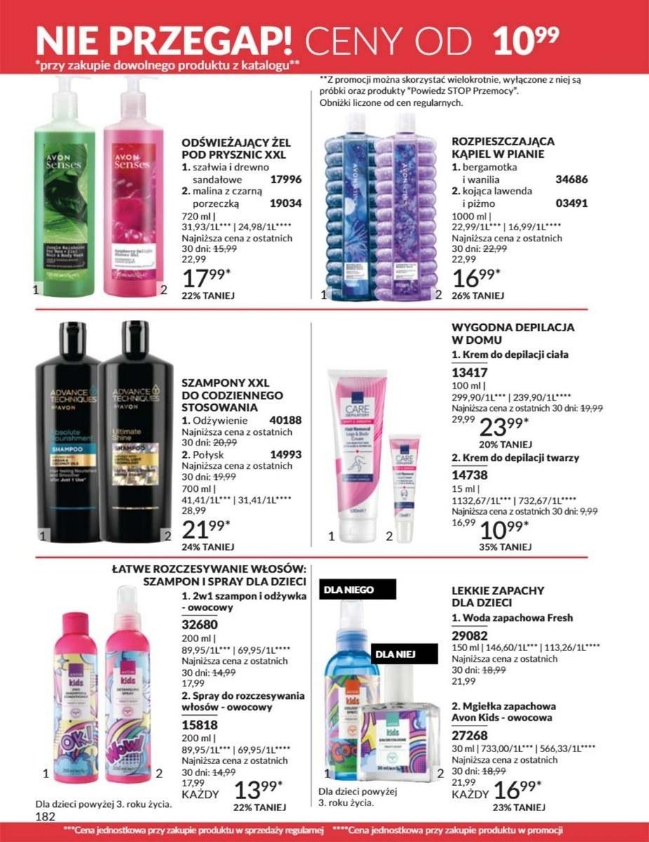 Gazetka promocyjna Avon str. 182