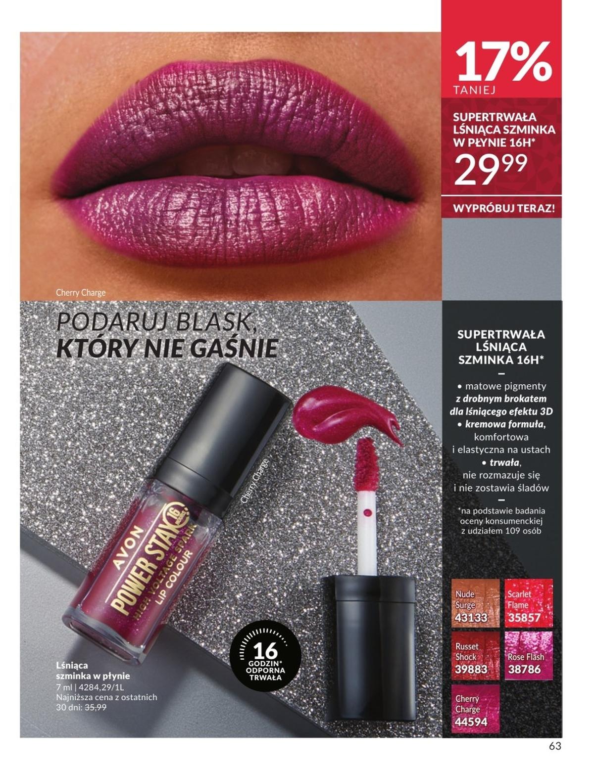 Gazetka promocyjna Avon str. 63