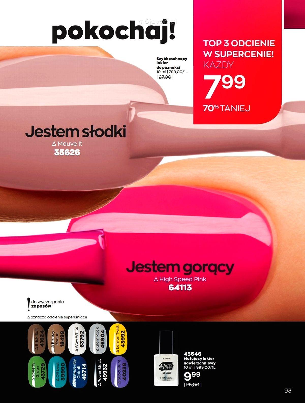 Gazetka promocyjna Avon str. 93