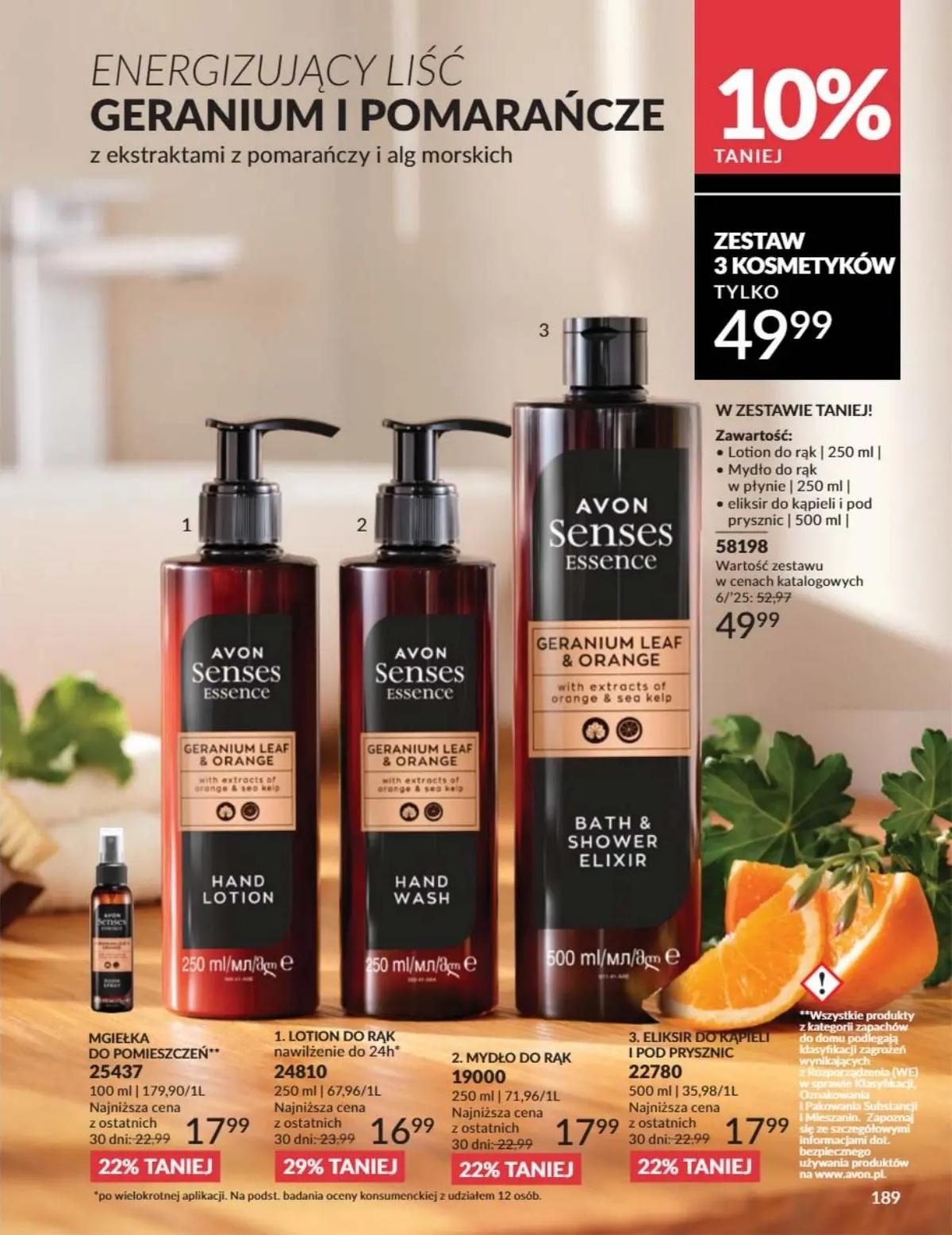 Gazetka promocyjna Avon str. 189