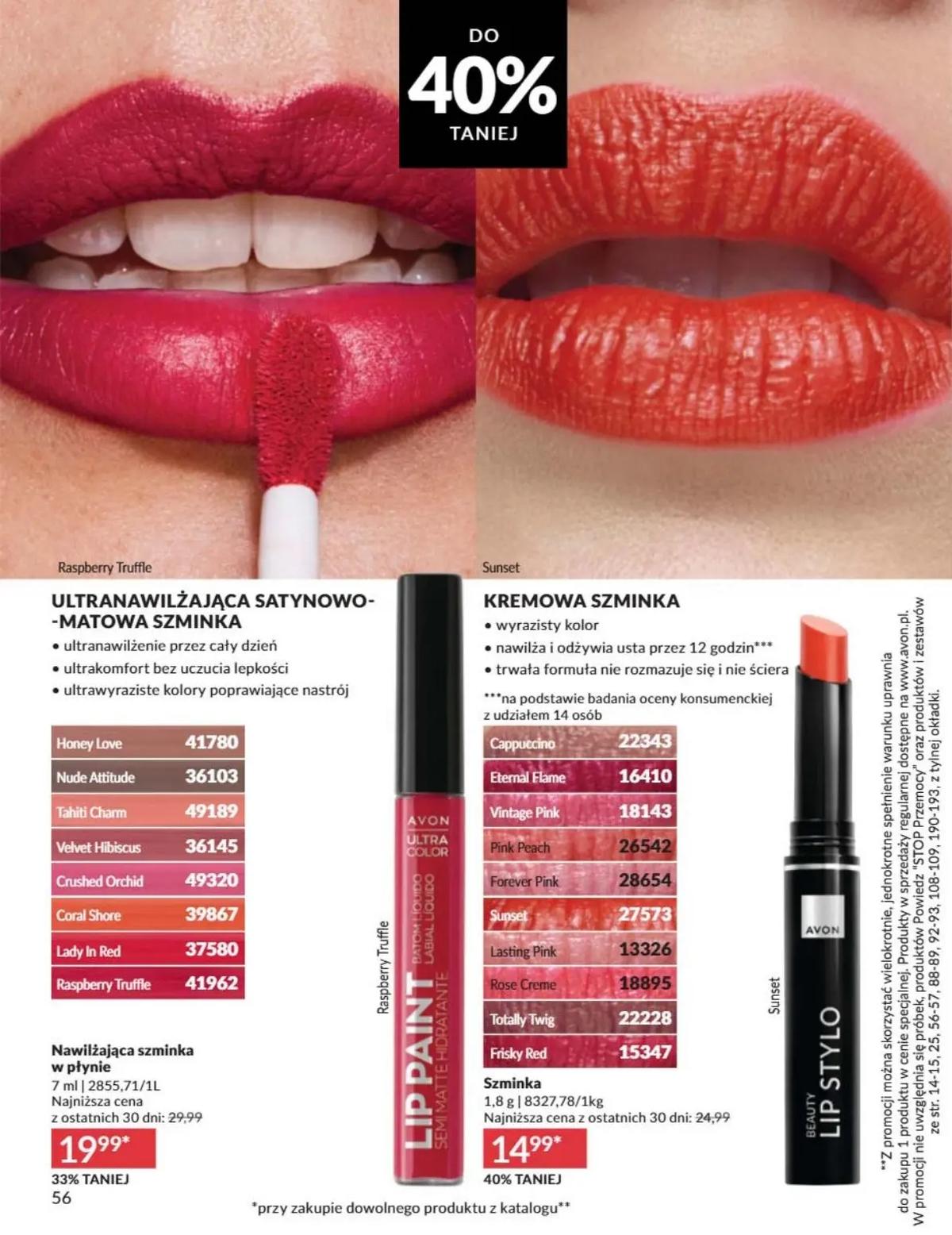 Gazetka promocyjna Avon str. 56