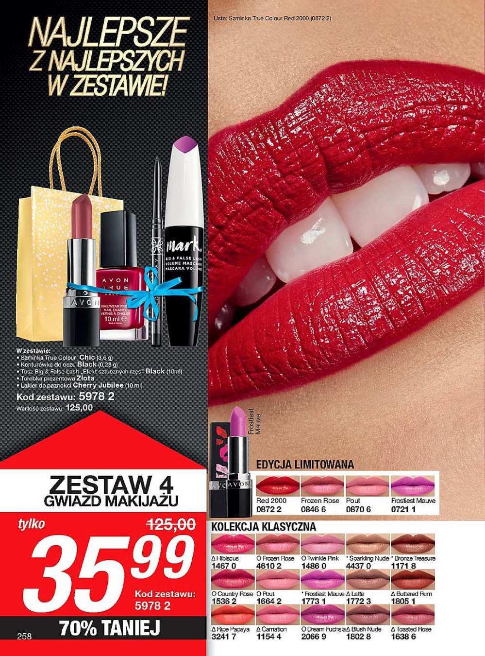 Gazetka promocyjna Avon str. 258