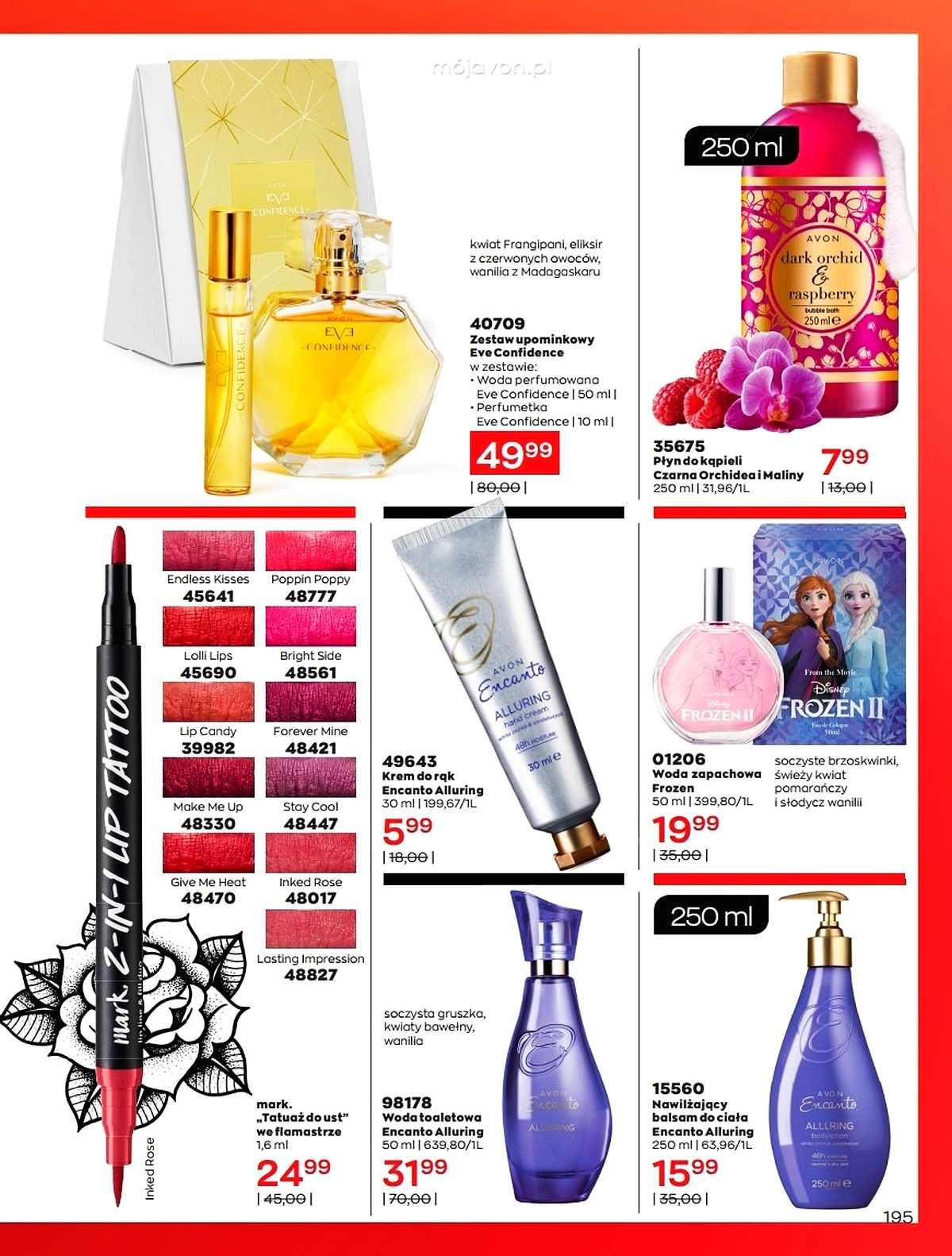 Gazetka promocyjna Avon str. 195