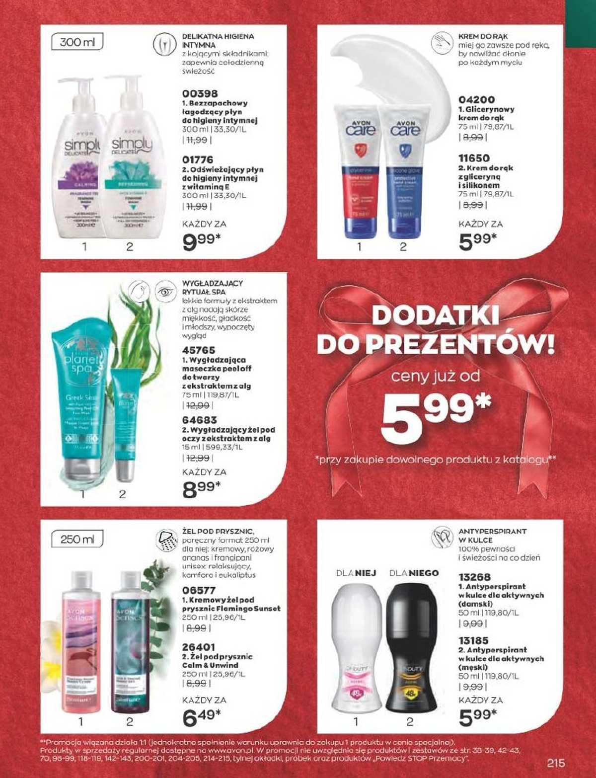 Gazetka promocyjna Avon str. 215
