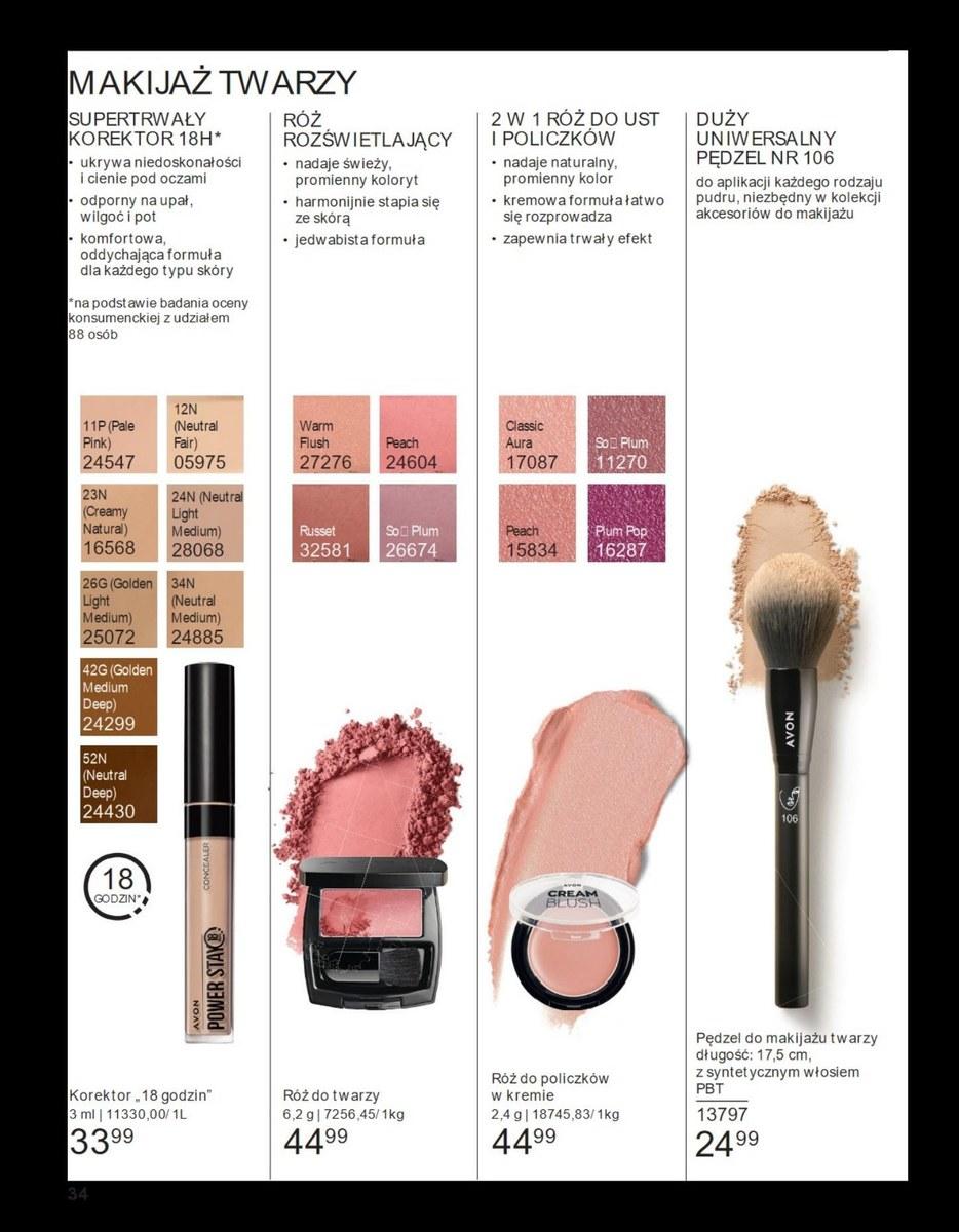 Gazetka promocyjna Avon str. 34