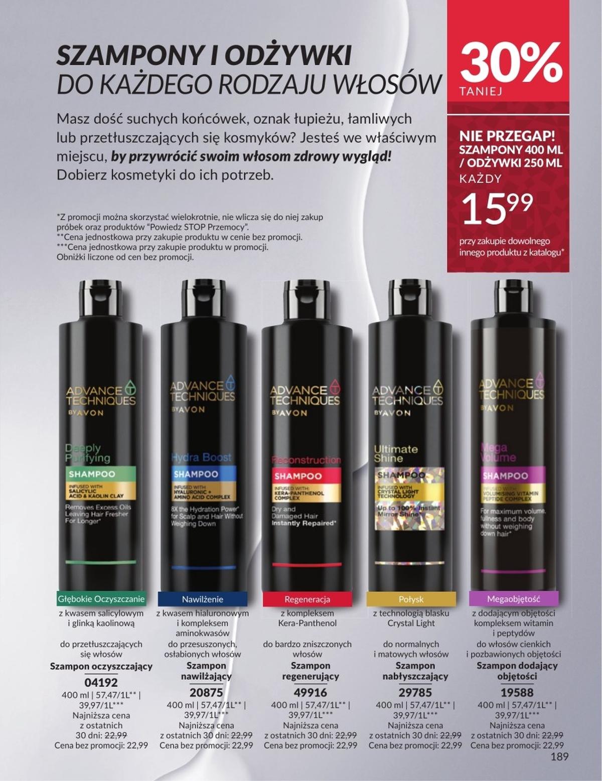 Gazetka promocyjna Avon str. 189