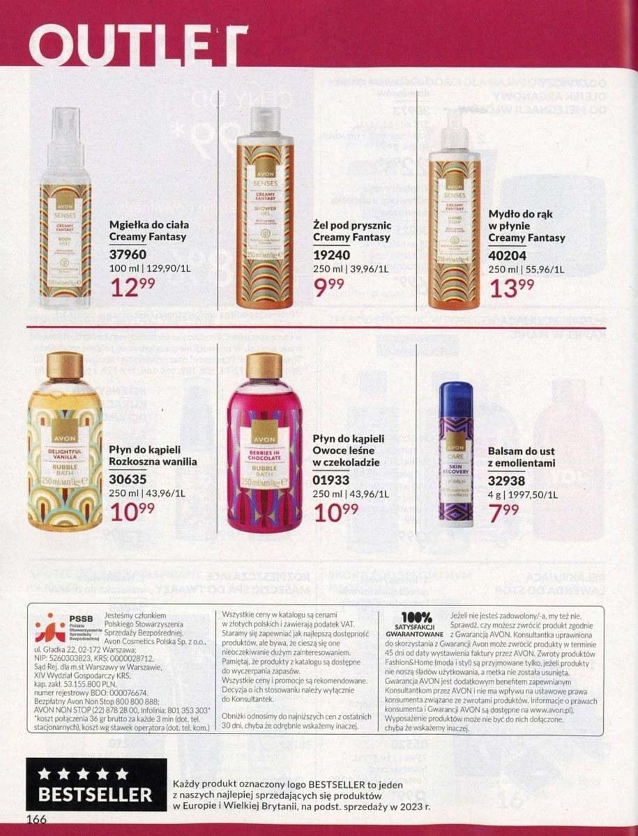Gazetka promocyjna Avon str. 166