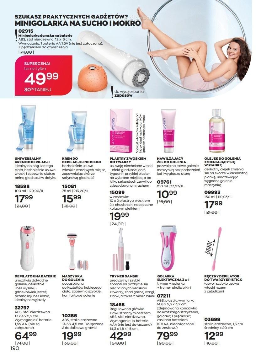 Gazetka promocyjna Avon str. 190