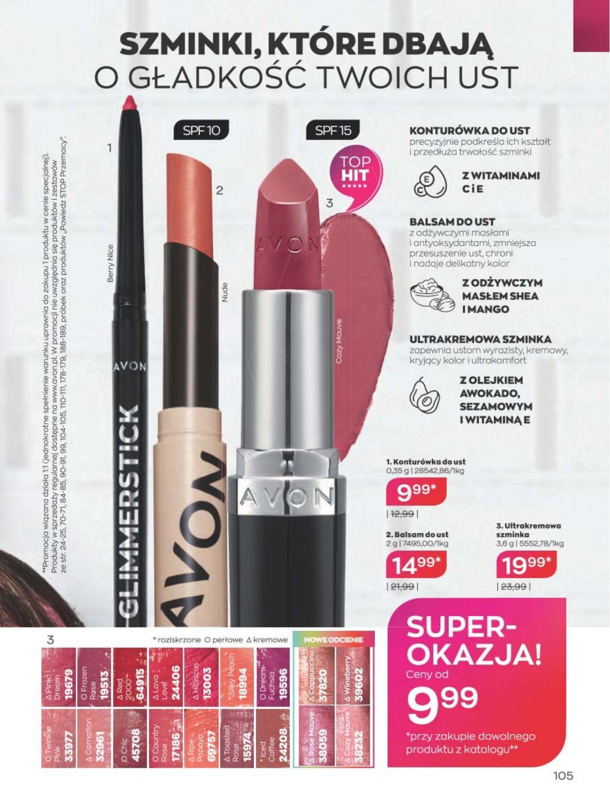 Gazetka promocyjna Avon str. 105