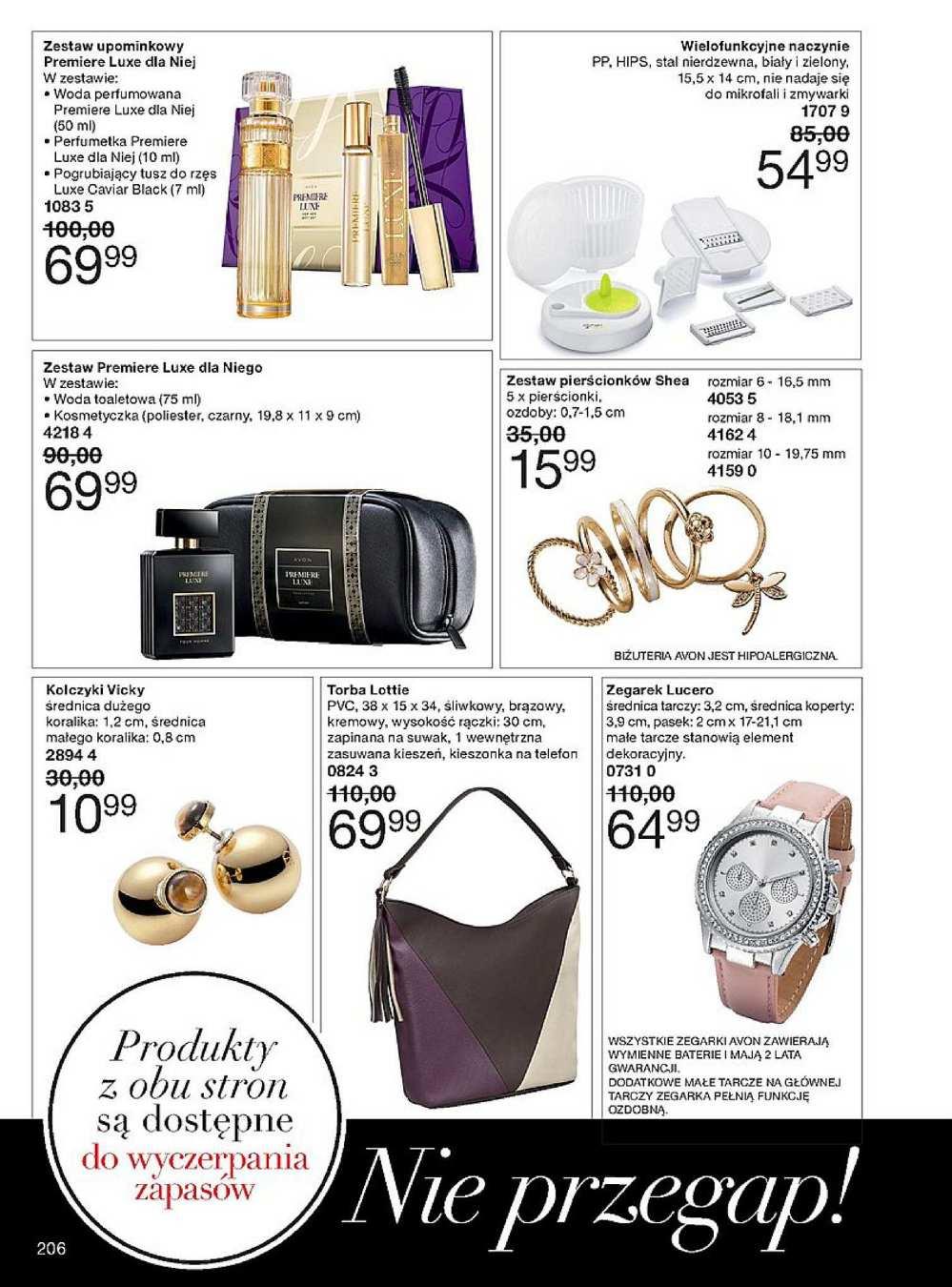Gazetka promocyjna Avon str. 206