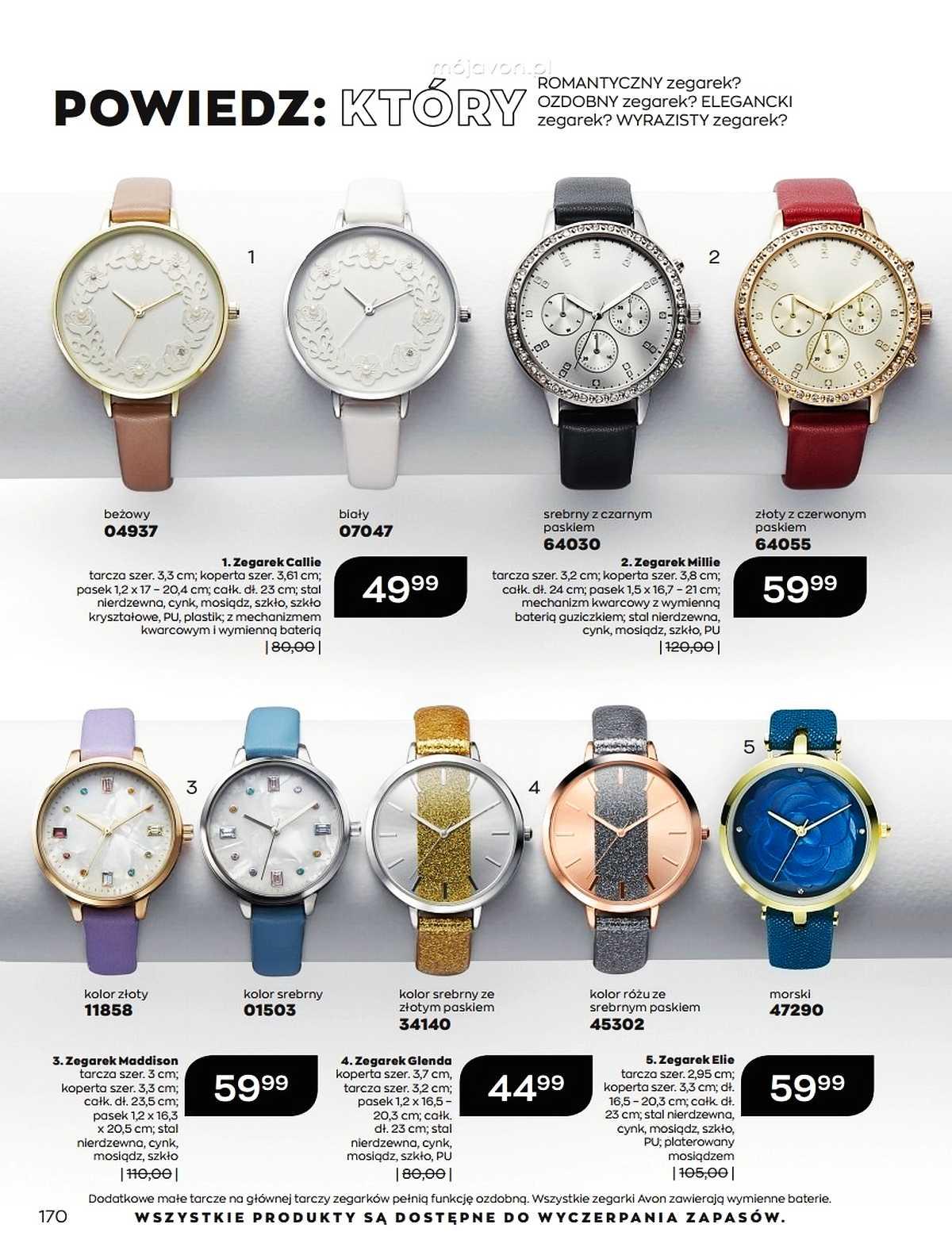 Gazetka promocyjna Avon str. 170