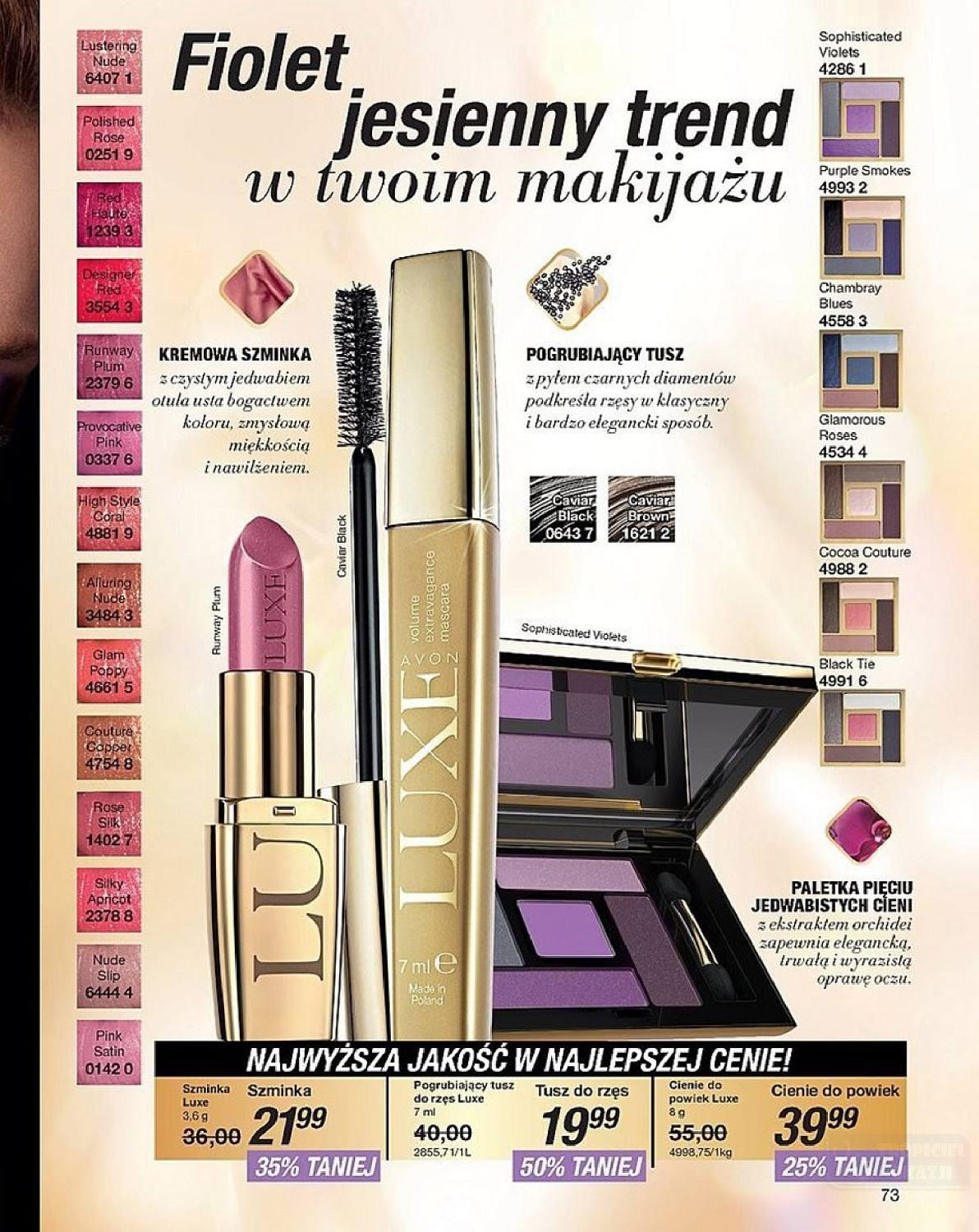 Gazetka promocyjna Avon str. 73