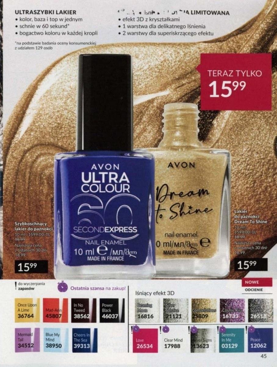 Gazetka promocyjna Avon str. 45