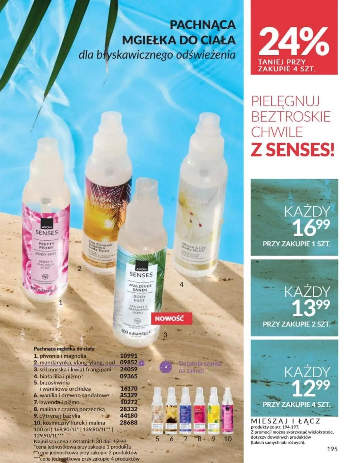 Gazetka promocyjna Avon str. 195
