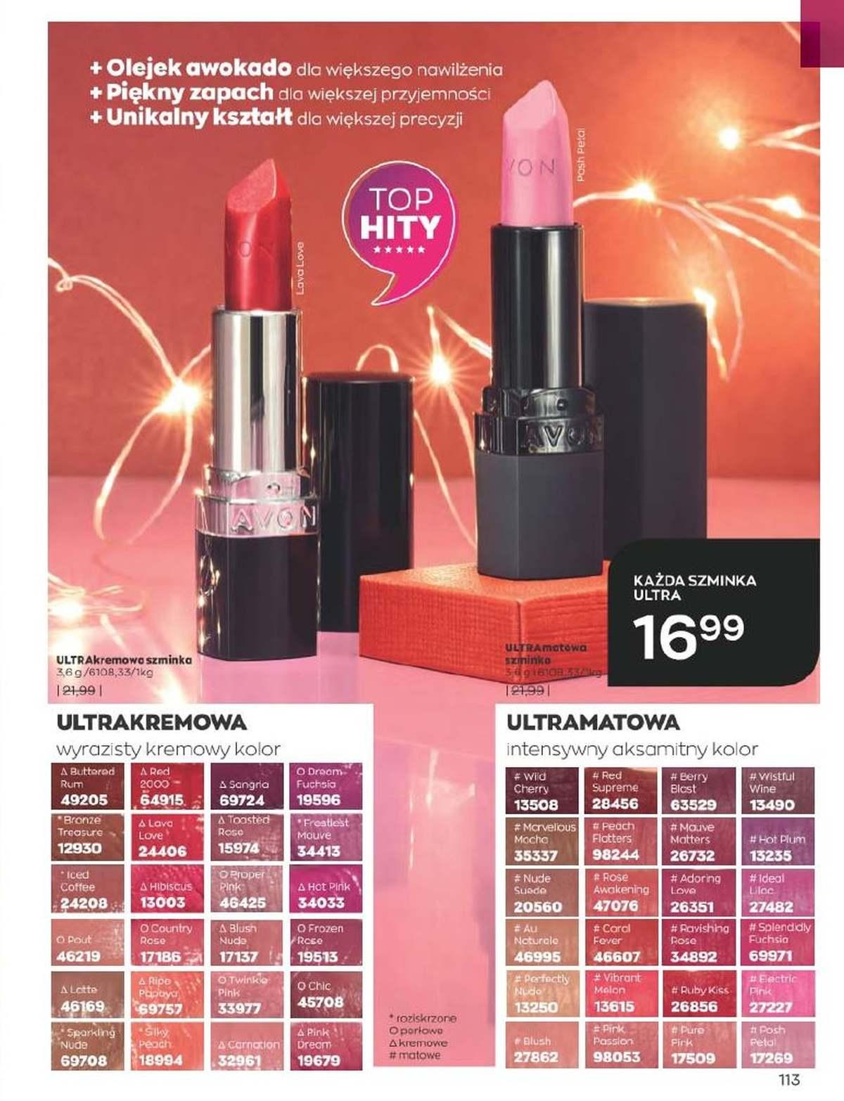 Gazetka promocyjna Avon str. 113