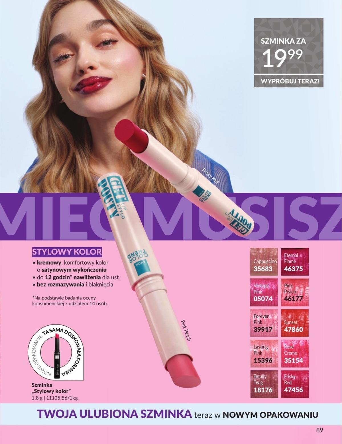 Gazetka promocyjna Avon str. 89