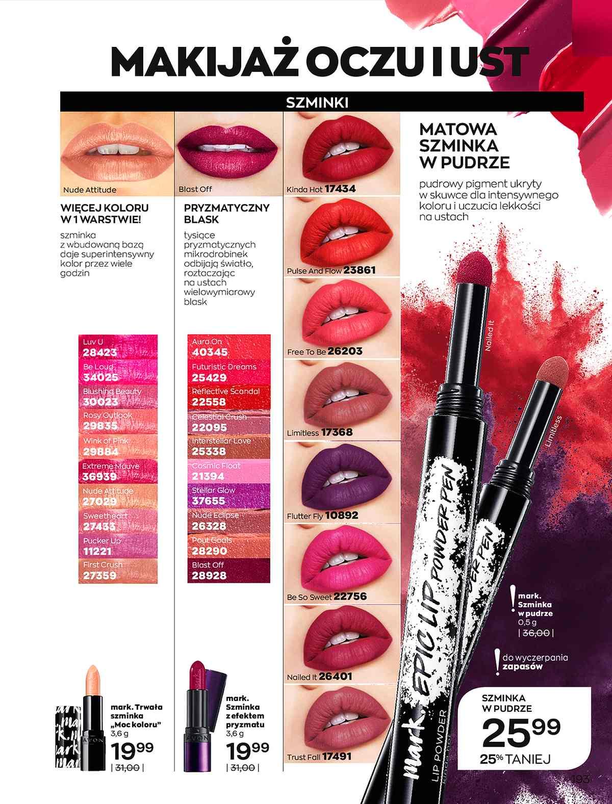 Gazetka promocyjna Avon str. 197