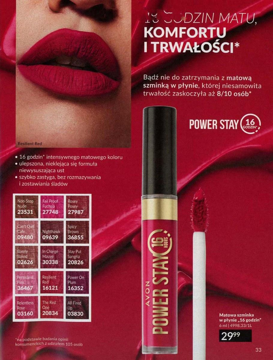 Gazetka promocyjna Avon str. 33