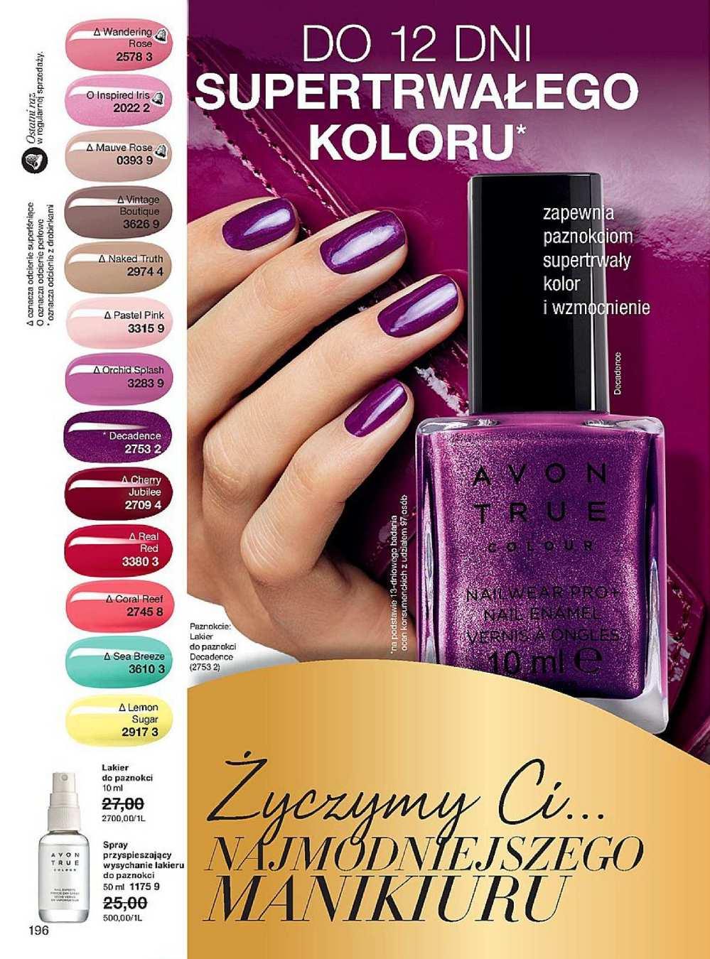 Gazetka promocyjna Avon str. 196