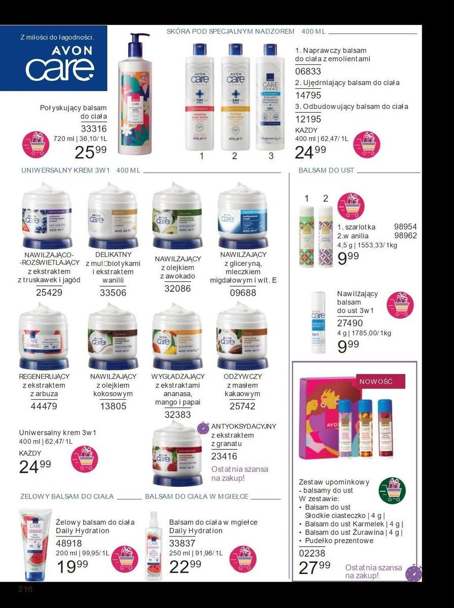 Gazetka promocyjna Avon str. 216