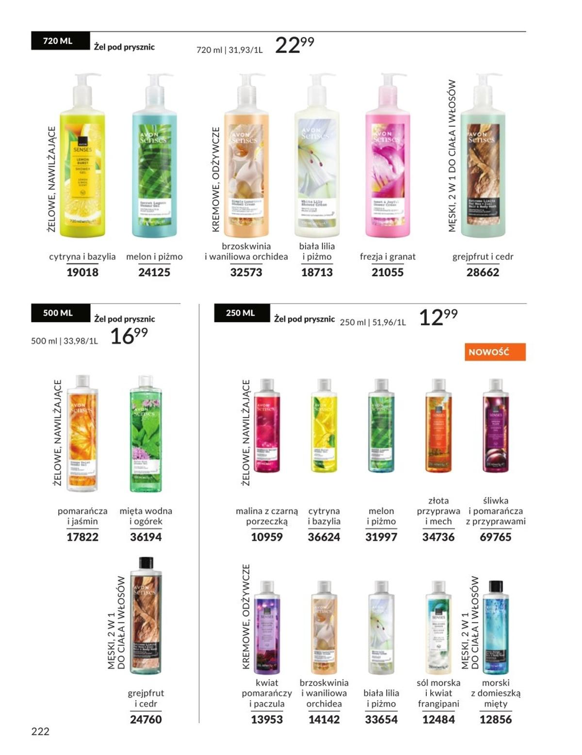 Gazetka promocyjna Avon str. 222