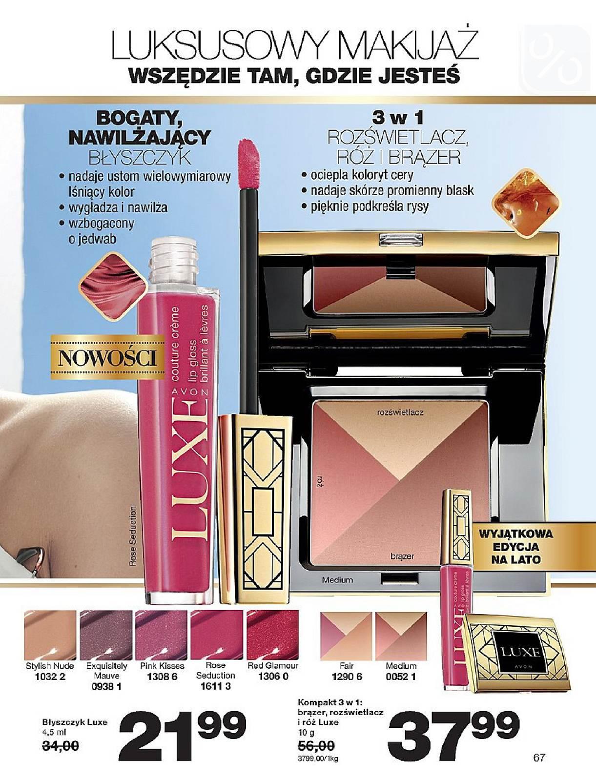 Gazetka promocyjna Avon str. 67
