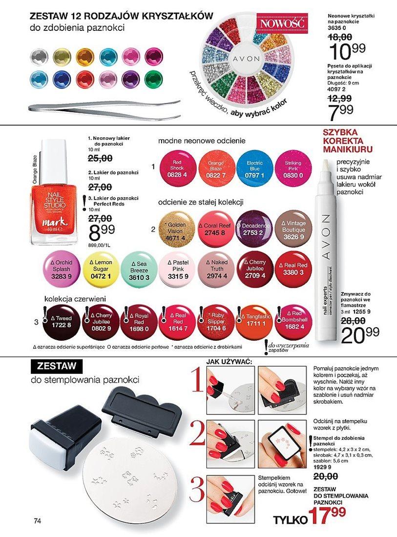 Gazetka promocyjna Avon str. 74