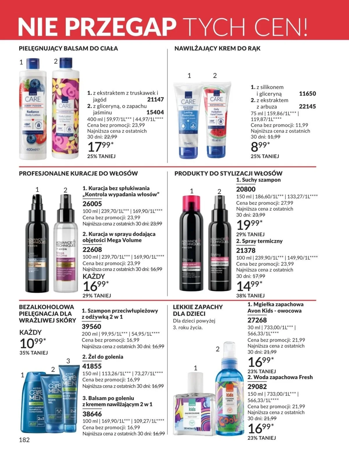 Gazetka promocyjna Avon str. 182