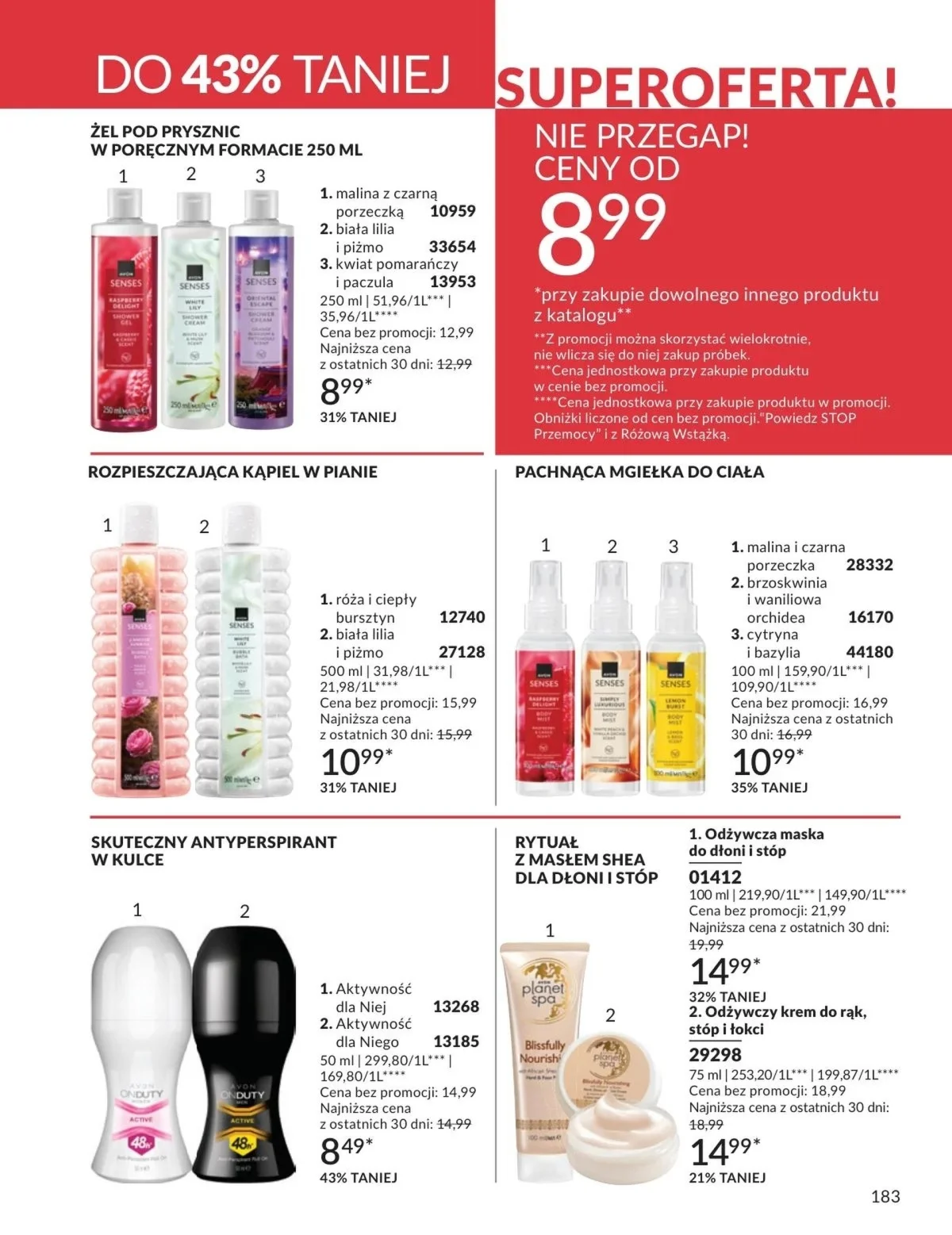 Gazetka promocyjna Avon str. 183