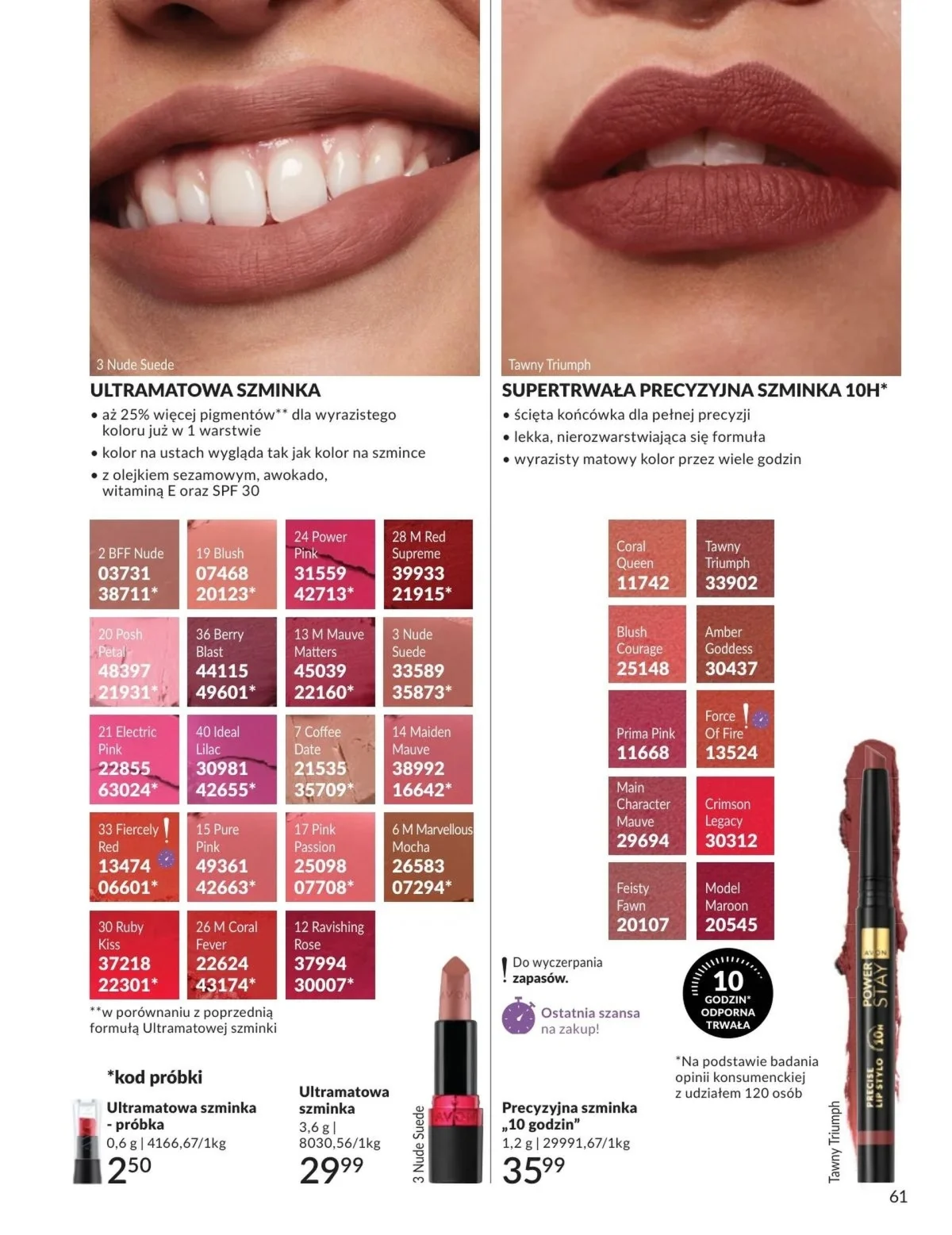 Gazetka promocyjna Avon str. 61