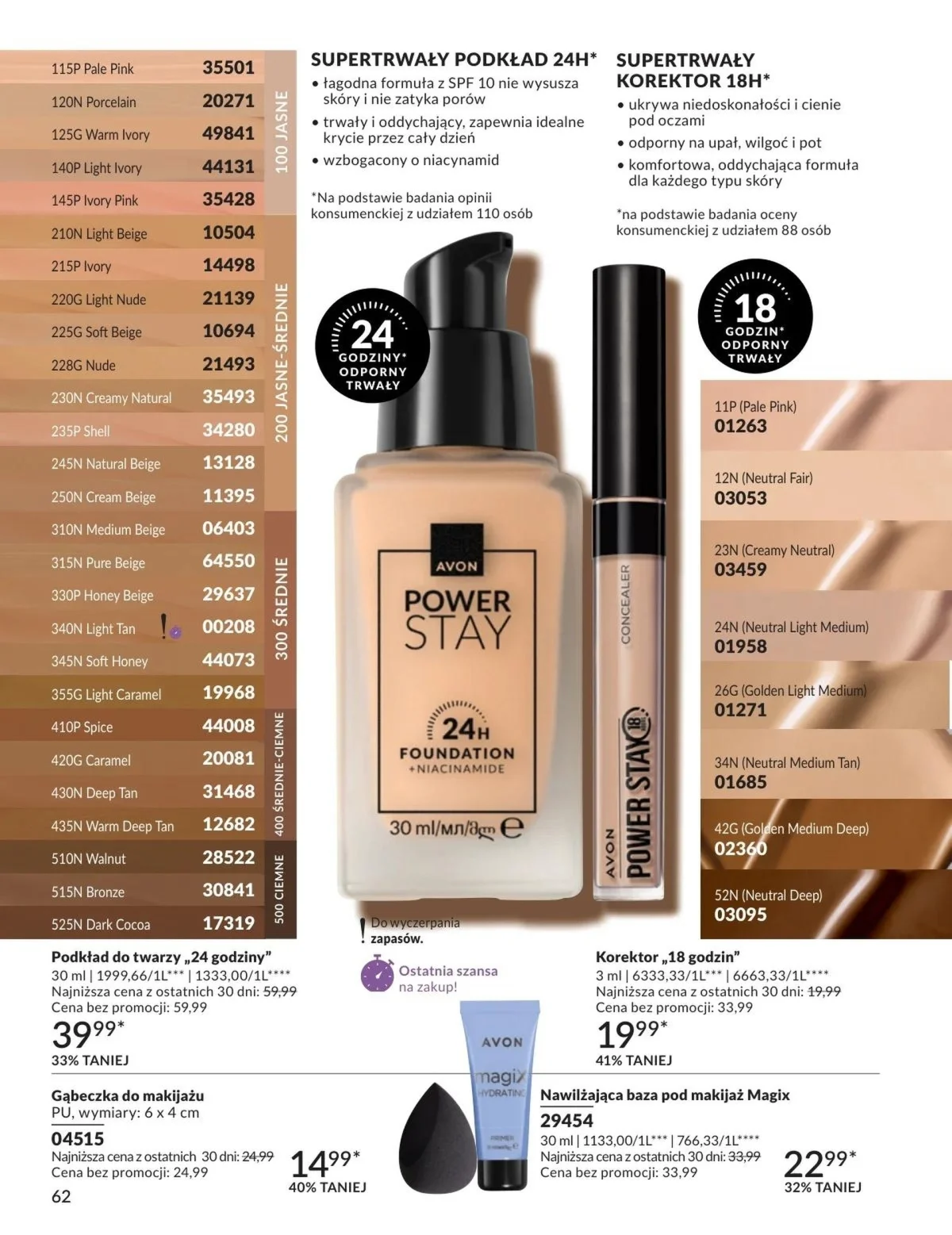 Gazetka promocyjna Avon str. 62
