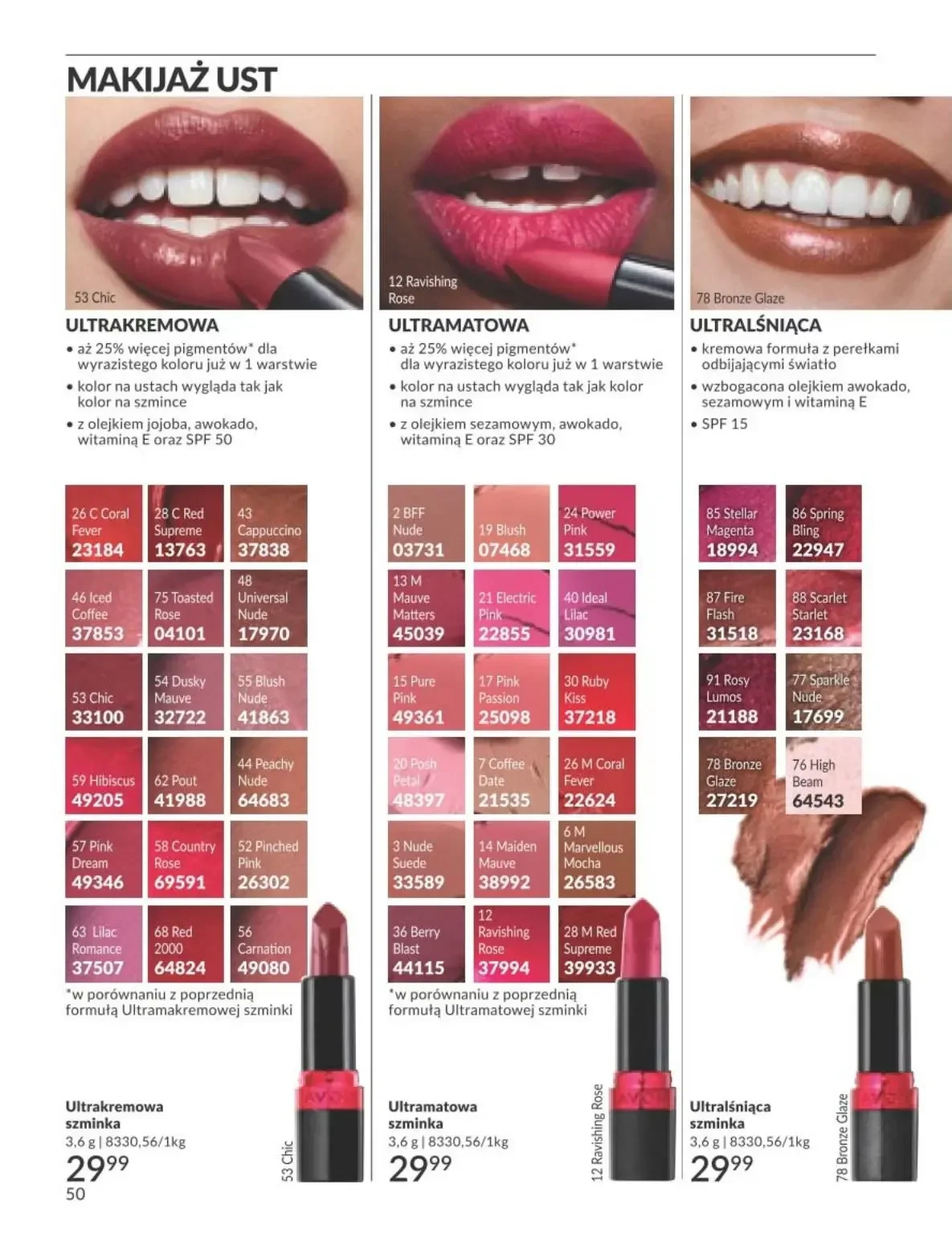 Gazetka promocyjna Avon str. 50