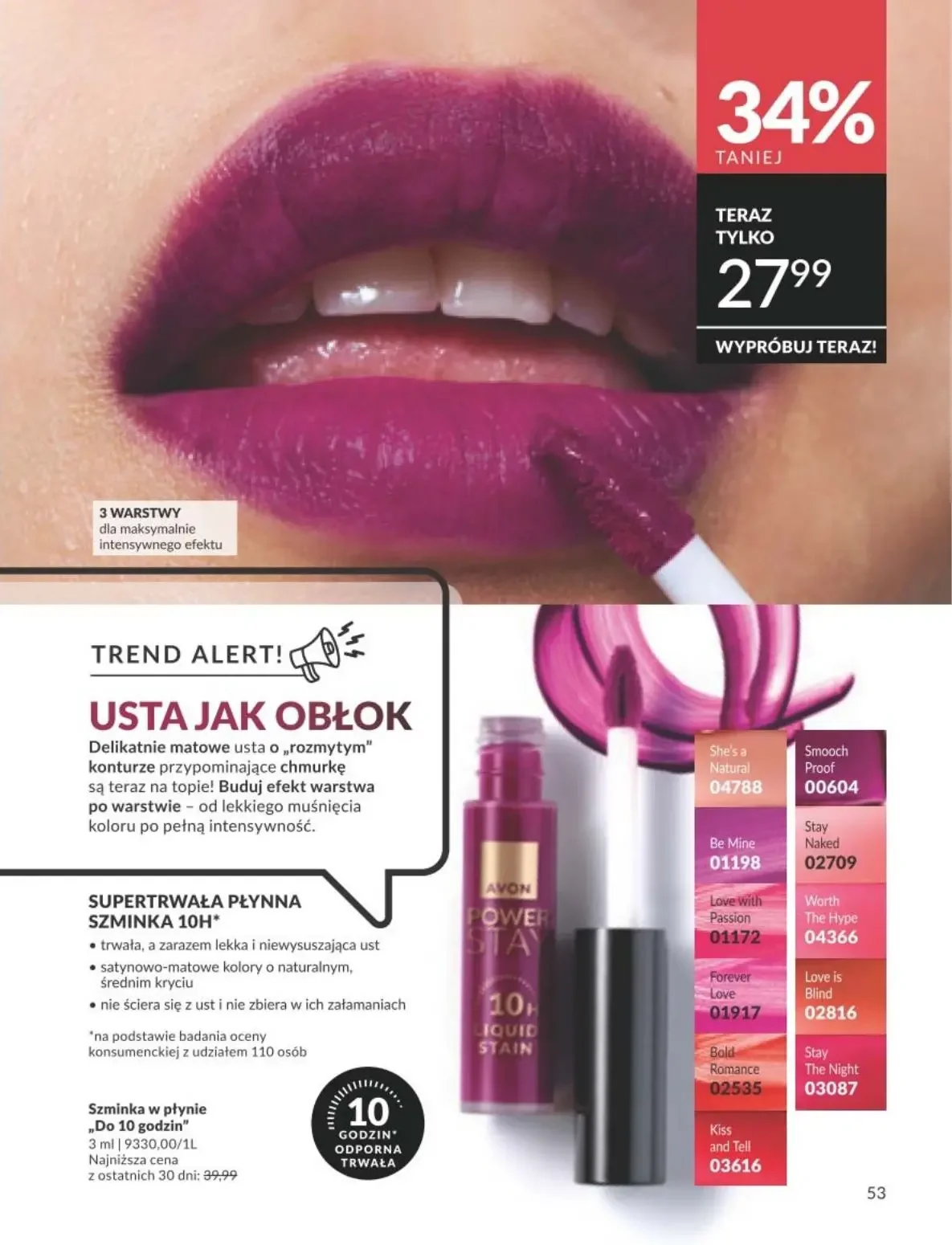 Gazetka promocyjna Avon str. 53