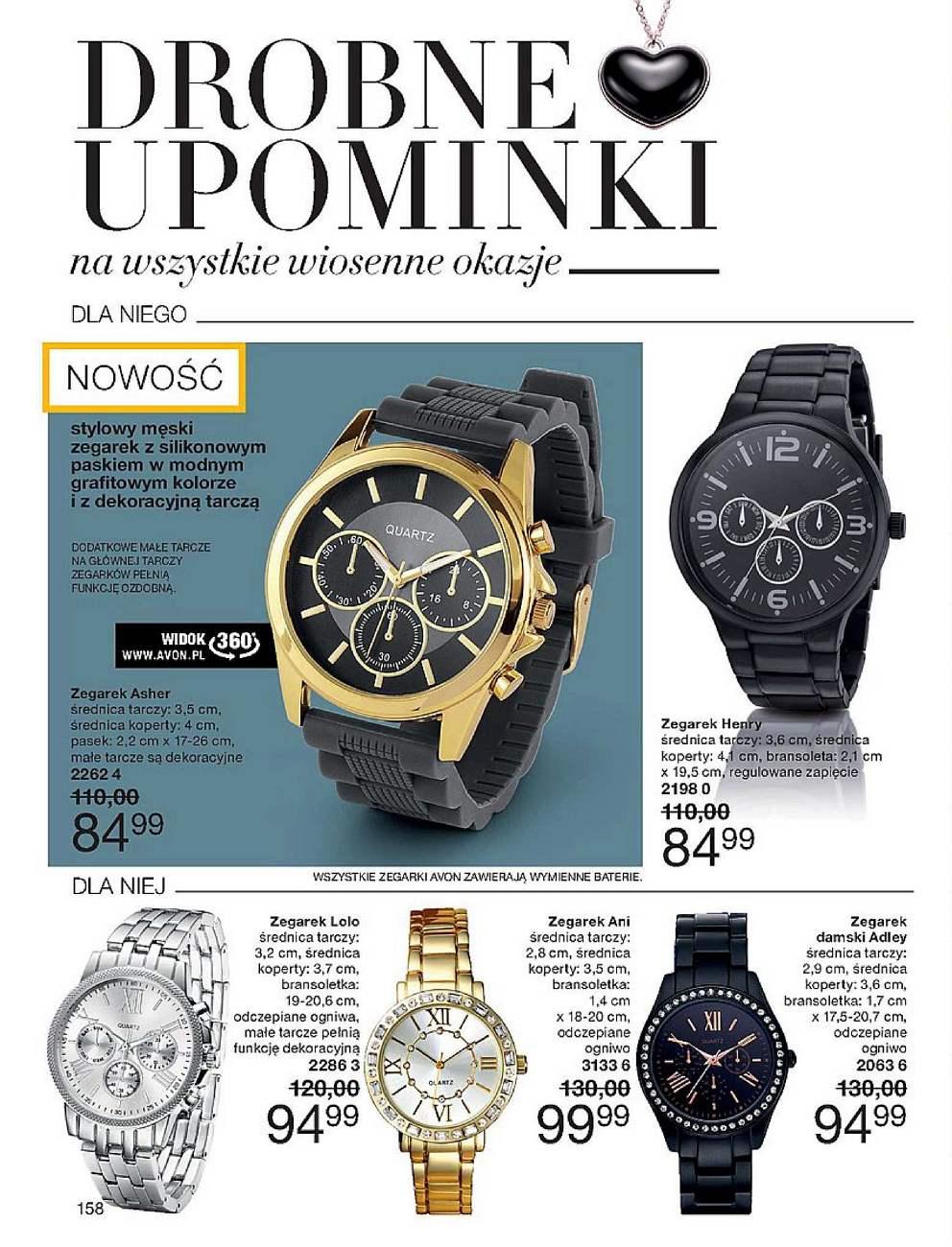 Gazetka promocyjna Avon str. 158